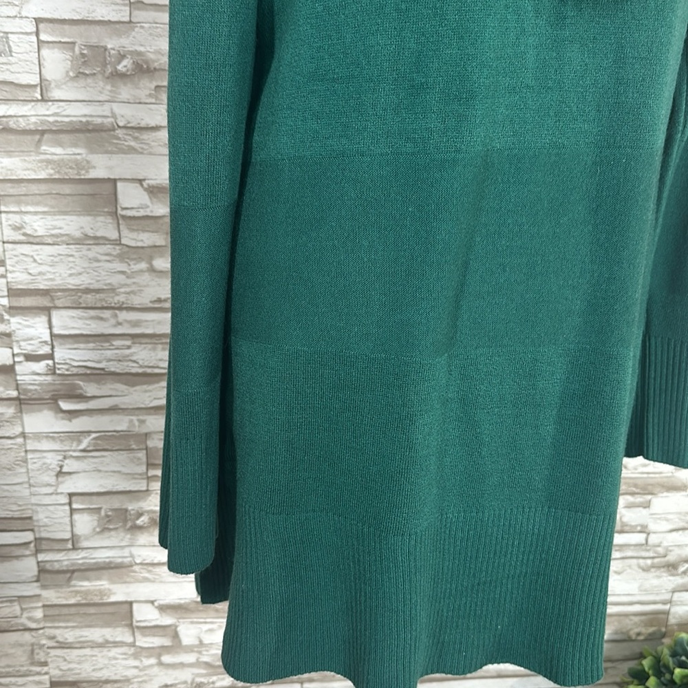 CAROL ROSE Large Green Hooded Cardigan - Picture 6 of 14